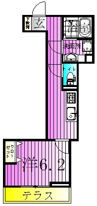 アヴァンス青井 間取り図