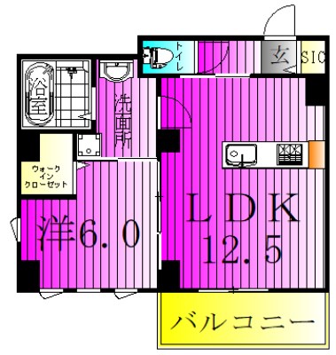 ラシーネおおたかの森 501号室 間取り