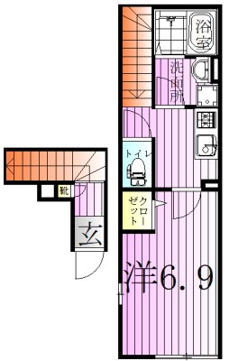 ＭＩＪＡＳ　Ｋａｍｅａｒｉ－ＥＳＴＥ 間取り図