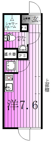 COCOFLAT北千住South 間取り図