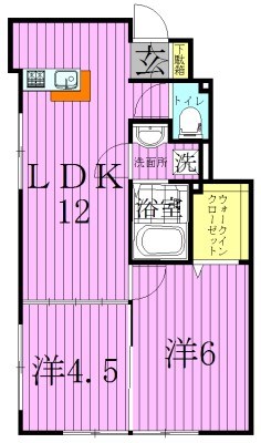 Ｒｏｓｅ　Ｍａｒｙ 間取り図