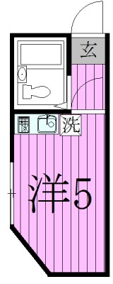 ブルーム北千住 間取り図