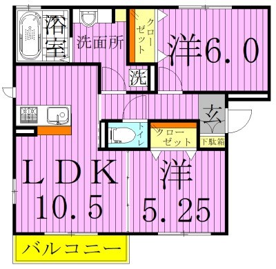 ローテンブルク 間取り図