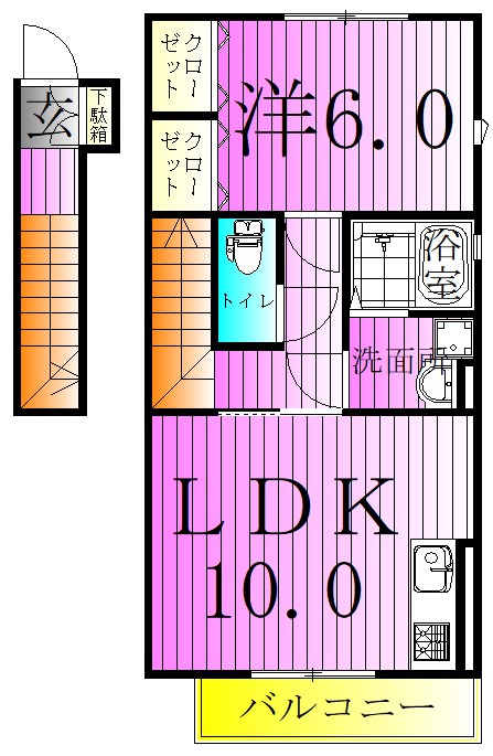 ネブラスカ 間取り図