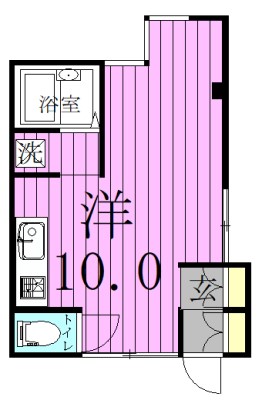 パール仲町マンション 間取り図