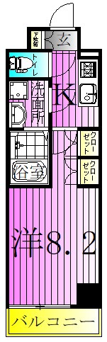 COCO-CHILL KAMEARI 間取り図