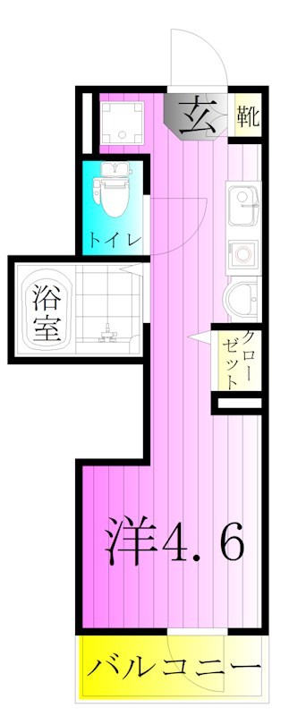 アイプログレイス西新井栄町 間取り図