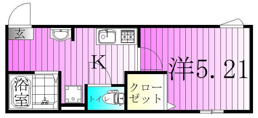 フィオーレ栗原 間取り図