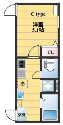 フィオーレ栗原 間取り図