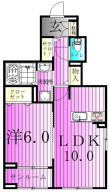 プレシャス　エイトⅠ 間取り図