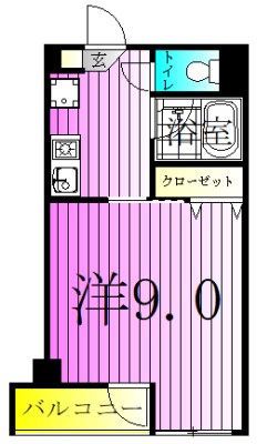 エトワール竹の塚 間取り図