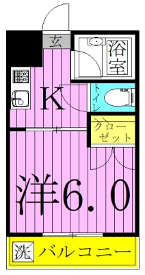 大清ワンステップハイツ 間取り図