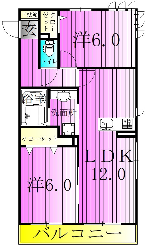 プランドール　メゾン 間取り図