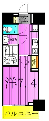 プラネソシエ西新井 間取り図