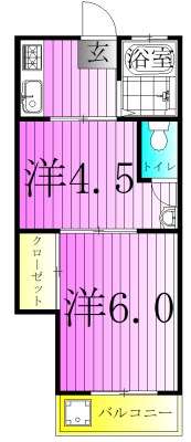 第二サトーハイツ 間取り図
