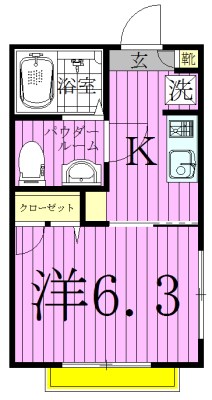 サザンＥＸ３ 間取り図