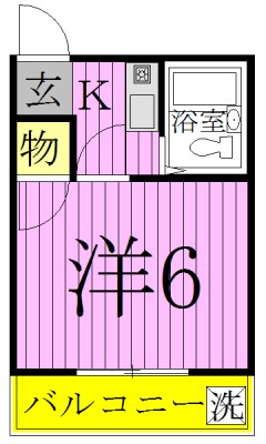 グリーンハイツ 間取り図