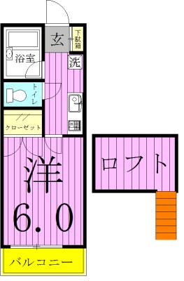 コーポexcel 間取り図