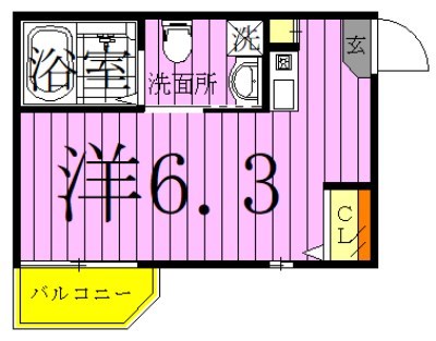 ハーモニーテラス青井6 間取り図