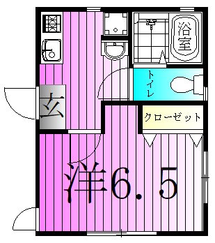 ＮＳ－ＧＡＴＥ青井ｓｅｃｏｎｄ　ｓｔａｇｅ 間取り図