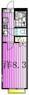 サンライズ皿沼 間取り図