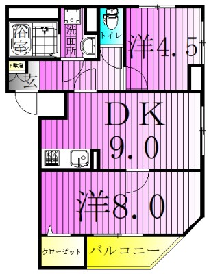 ソレーユ・綾瀬 間取り図