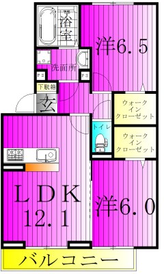 ファミリア　エテルナ 105号室 間取り