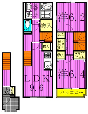カーサ　アリエッタ 間取り図