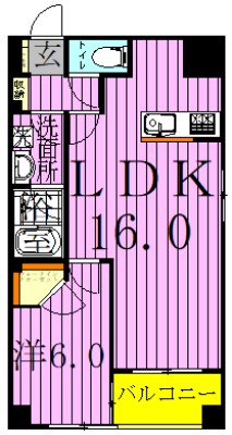 アーバンフィールド千住大橋 間取り図