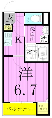 クイーンズコート２ 間取り図