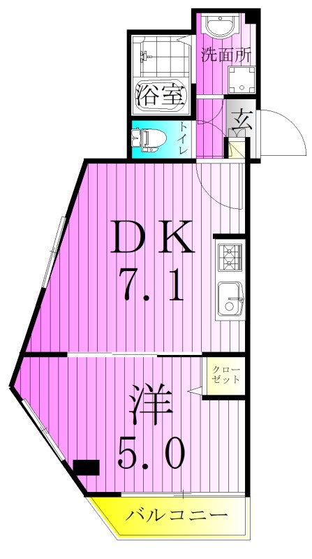 Bloom竹の塚 間取り