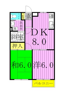 メゾン遠山２ 間取り図