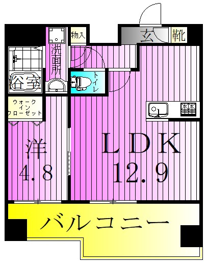 アルファコート綾瀬３ 間取り図