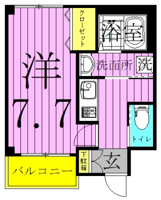 レピュア北綾瀬レジデンス 間取り図