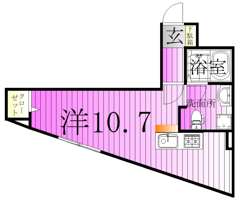 レピュア竹ノ塚レジデンス 間取り図