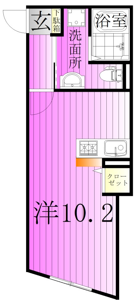 レピュア竹ノ塚レジデンス 間取り図