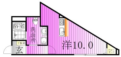 レピュア竹ノ塚レジデンス 間取り図