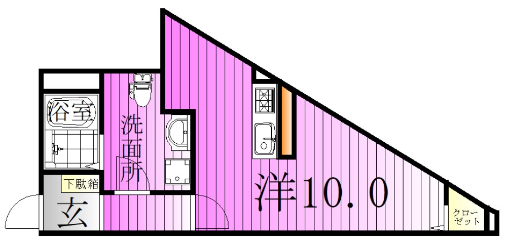 レピュア竹ノ塚レジデンス 間取り図
