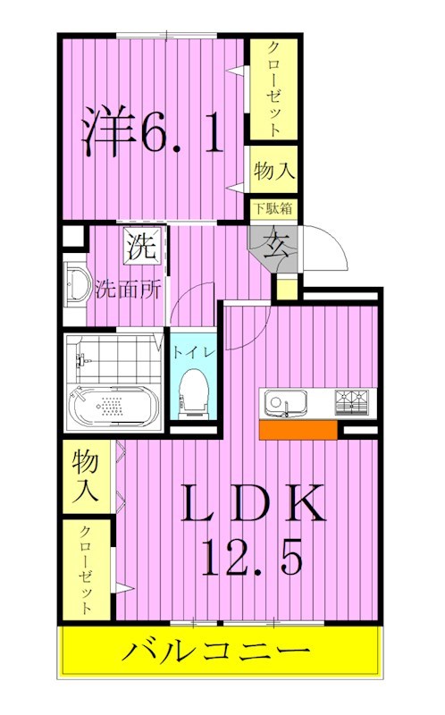 サンモール 間取り図