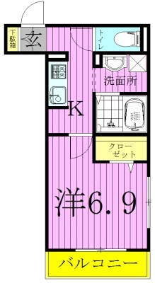 ソレアード（皿沼）  間取り図