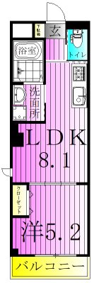 ルミエール高野 間取り図