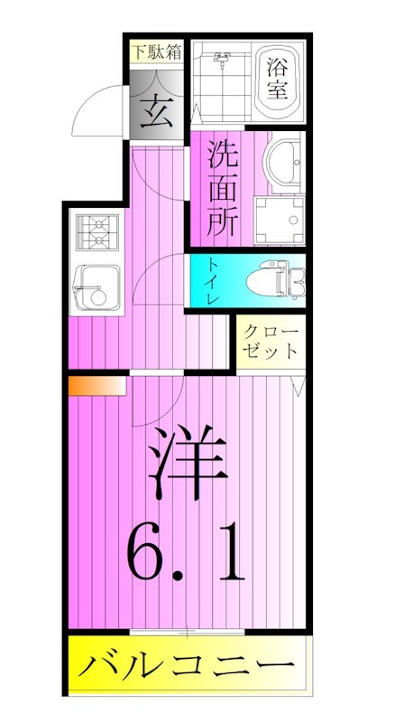 クレヴィスタ立石 間取り図