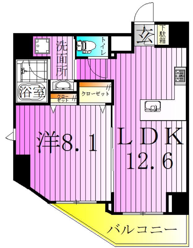 リファイズ綾瀬 間取り図