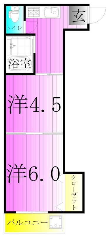 第二サトーハイツ 間取り図