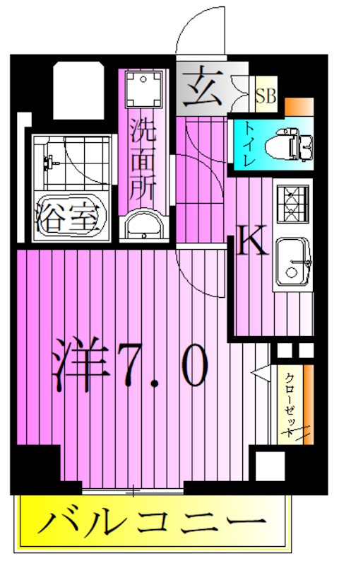 CREVISTA梅島 間取り図