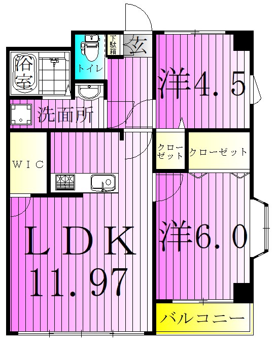 小宮マンションパートⅡ 間取り図