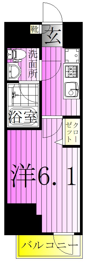 SHOKEN Residenceお花茶屋 間取り図