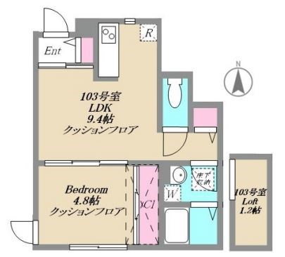 シーズンテラス舎人公園B 間取り図