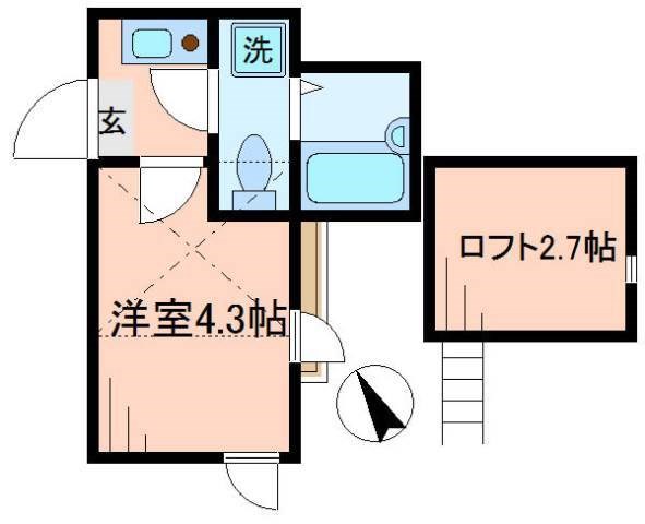 リブ綾瀬 間取り図