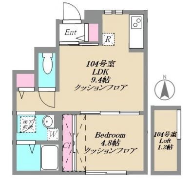 シーズンテラス舎人公園B 間取り図